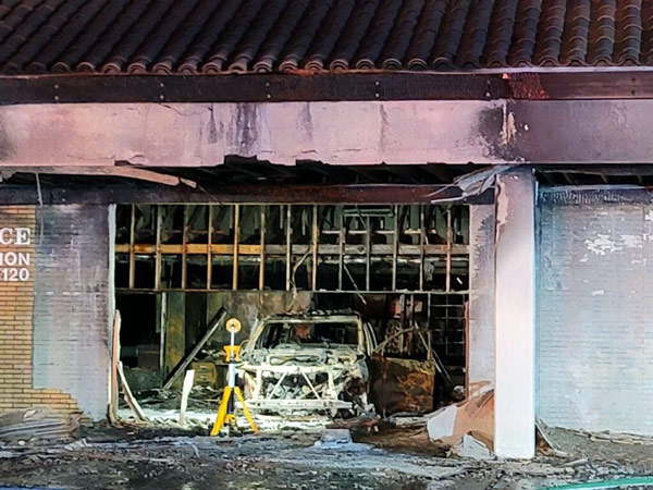DOJ almaden valley united states post office fire damage