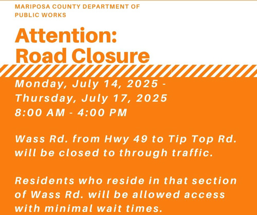 MC road closure