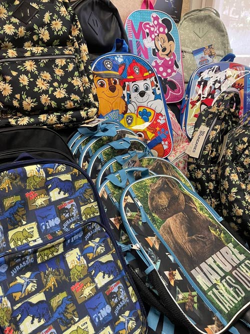 MSF school backpacks