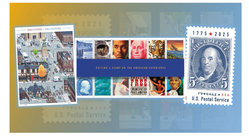 usps728 signed sealed and delivered for 250 years 1