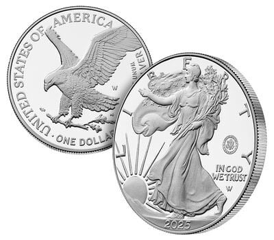 250th Anniversary United States Army American Eagle One Ounce Silver Proof Coin