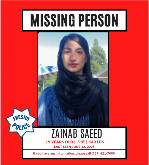 FPD missing Saeed