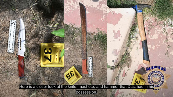 KCSO Water Street weapons