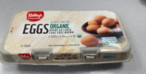 recaleld eggs