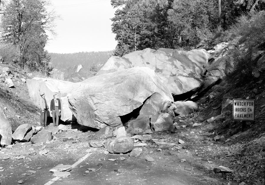 NPS 1948 rockfall in YNP