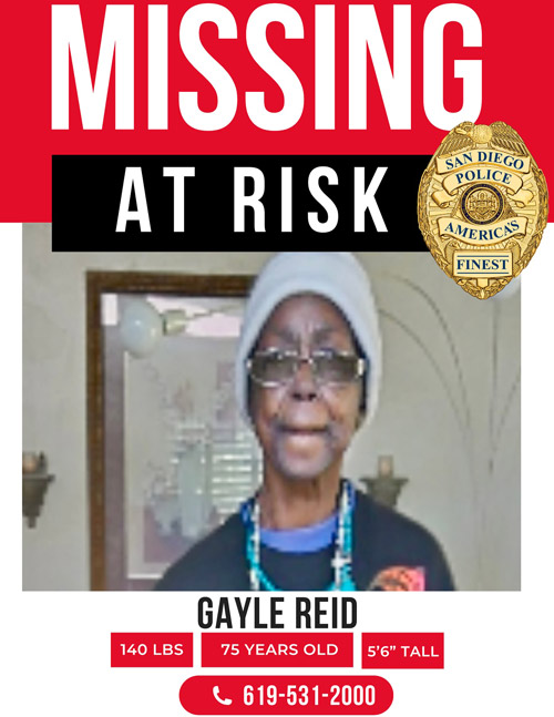 SDPD missing Reid