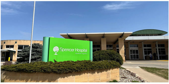 Spencer Hospital credit Tony Leys KFF Health News