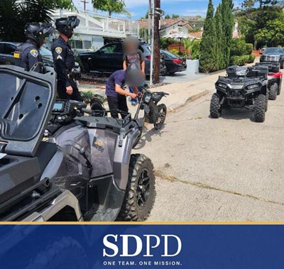 SDPD E motorcycles400