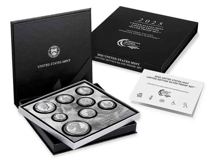 US mint Limited Edition Silver Proof Set 2025