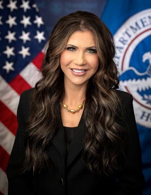 Kristi Noem Secretary DHS 2025