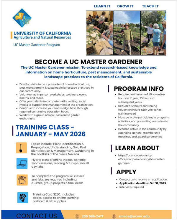 Master Gardener class