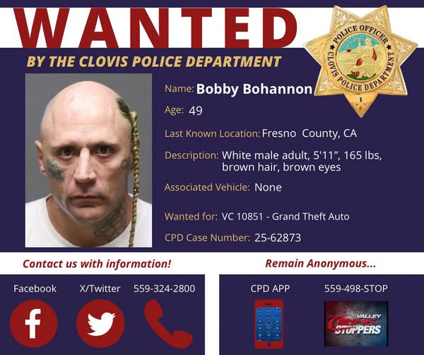 CP wanted Bohannon