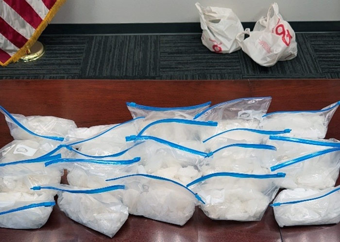 DOJ meth bags