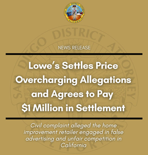 SDDA Lowes settles