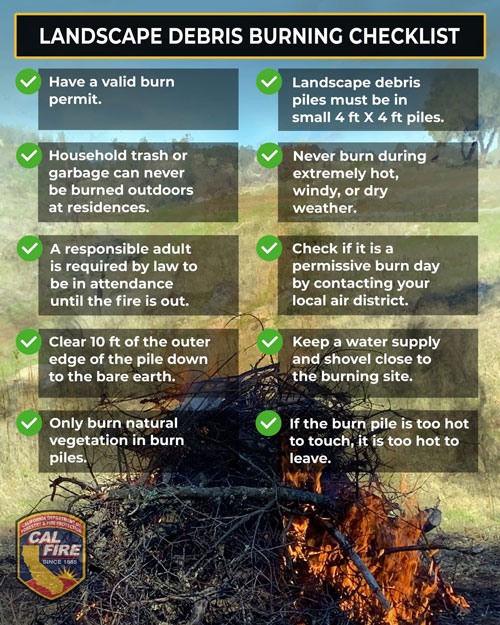 Cal Fire burn