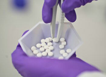 Wegovy Starter Pills in Lab Plate