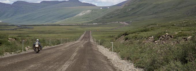 Dalton Motorcycle highway alaska