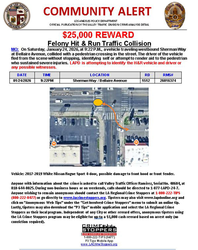 LADP hit and run reward