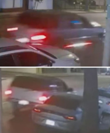 LAPD hit and run vehicle