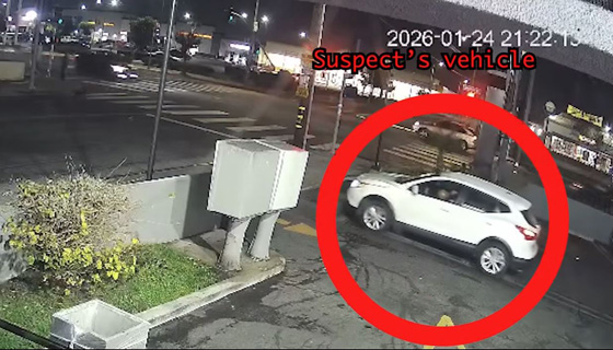 LAPD hit n run N Hollywood
