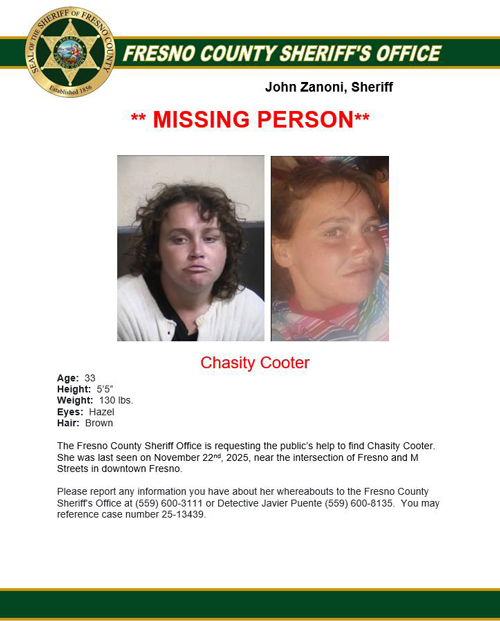 FCSO missing Cooter