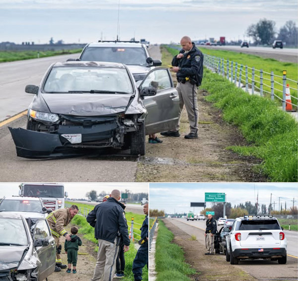 Merced CHP crash 99