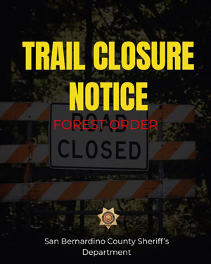 SBSO trail closure