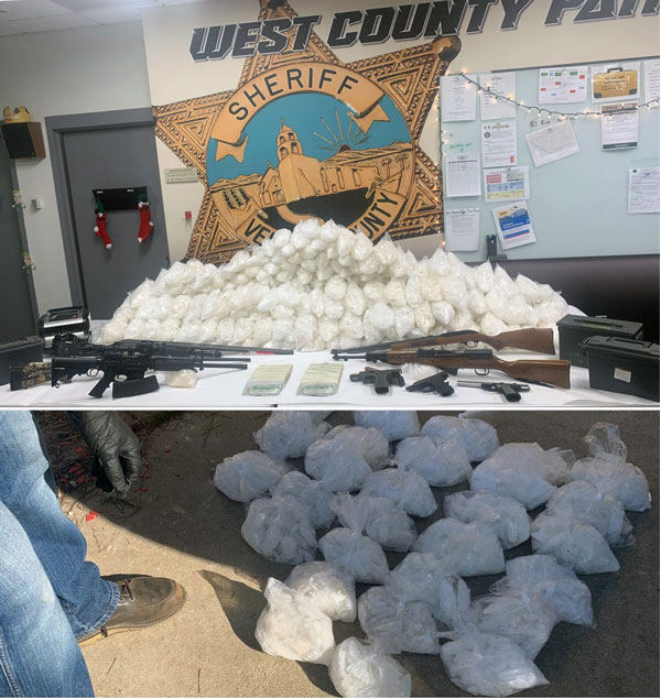 VCSO weapons and meth
