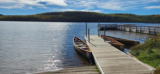 boundary waters123 20220929 SNF BWCAW daycanoes dock
