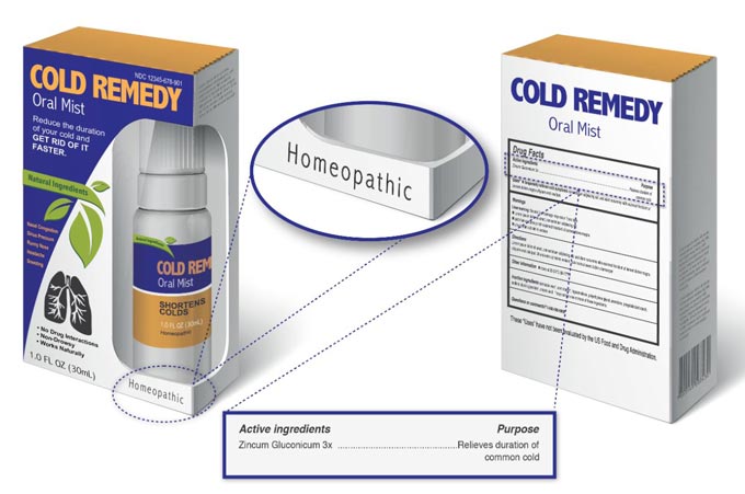 homeopathic product credit fda