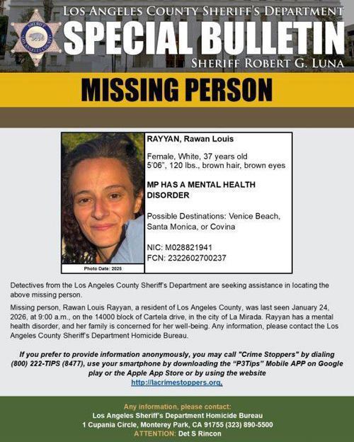 LASD missing Rayyan