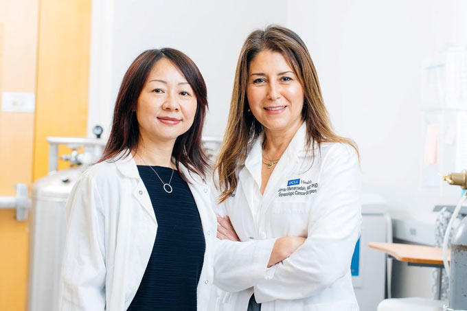 Lili Yang and Dr. Sanaz Memarzadeh Elena Zhukova UCLA Broad Stem Cell Research Center