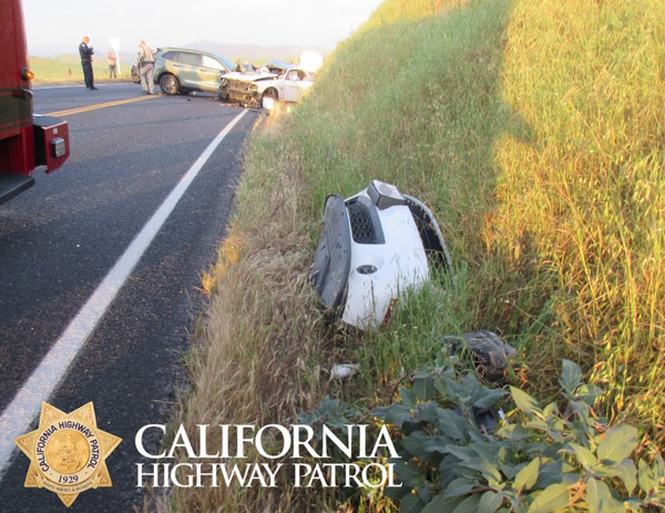 Madera CHP 3 car crash