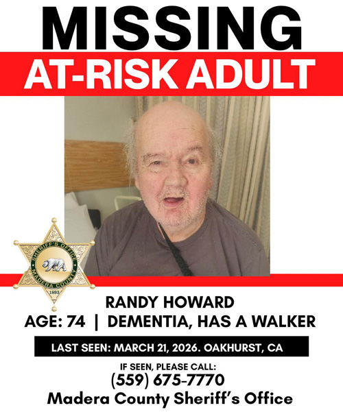 Madera SO missing Howard