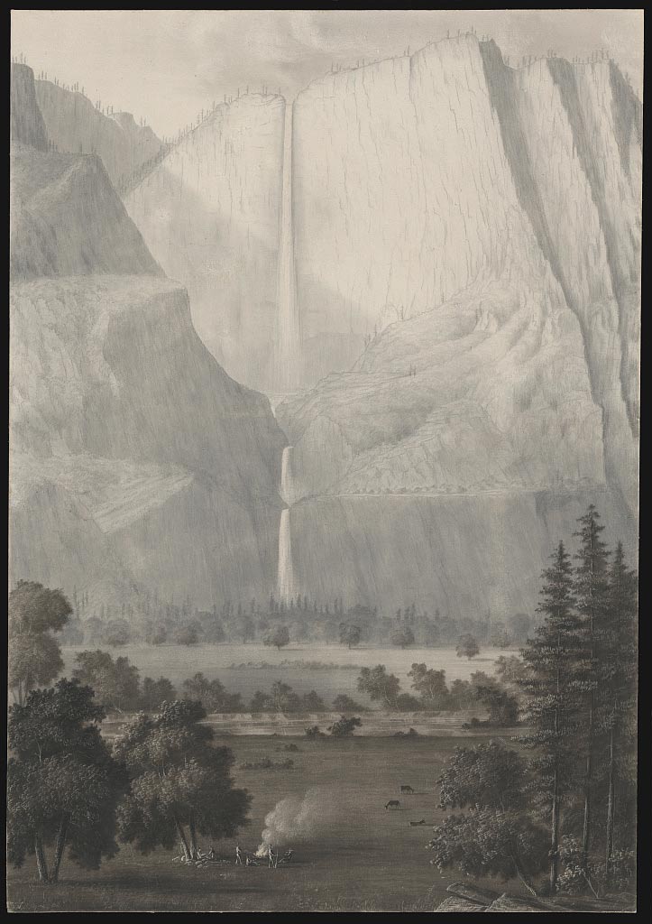 yosemite AyresDrawing Yosemite 1855