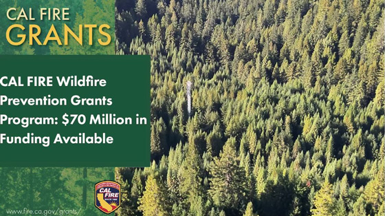 CAL FIRE grant