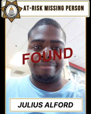 Sac SO missing Alford found