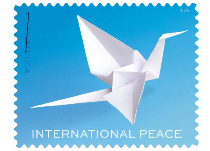 usps528 international peace stamp issued 1