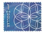 Postal Service Offers New Stamp in Latest Floral Geometry Collection