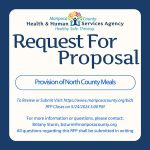 Mariposa County Health & Human Services Issues Request for Proposal Bids for North County Meal Services
