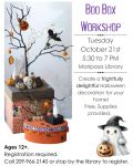 Mariposa Library to Offer a Free Boo Box Workshop on Tuesday, October 21, 2025