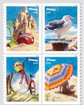 First-Class Mail Delivers Salty, Sunny and Sandy Vibes as ‘A Day at the Beach’ Stamps Add a Touch of Sunshine to Correspondence