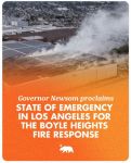 In Los Angeles the Boyle Heights Warehouse Fire Prompts California Governor Gavin Newsom to Proclaim a State of Emergency