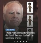 Trump-Vance Administration Investigates the Use of “Transgender Dolls” in Minnesota Schools
