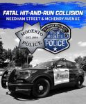 Modesto Police Arrest Driver for Murder and DUI in Fatal Hit-and-Run of a 63-Year-Old Bicyclist Near McHenry Avenue