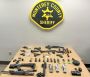 Monterey County Felon Arrested Following Search Warrant; Firearms, Suppressors, Ammunition and Methamphetamine Seized