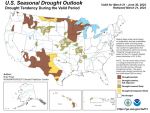 NOAA Posts Spring 2024 Outlook: Warmer for Most of U.S., Wetter in the Southeast