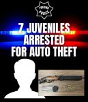 Fresno Auto-Theft Team Arrest 7 Juveniles for a Commercial Burglary and Theft of 16 Stolen Kia and Hyundai Vehicles