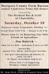 Mariposa County Farm Bureau to Host Annual Prime Rib Fundraiser Dinner on Saturday, October 10, 2026