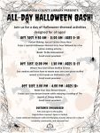 Mariposa Library Hosts All-Day Halloween Bash on Saturday, October 31, 2026